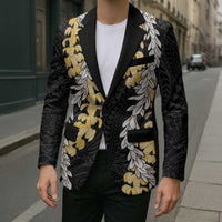 Puakenikeni and Maile Lei Blazer Black Double Strand Lei - Polynesian Pride