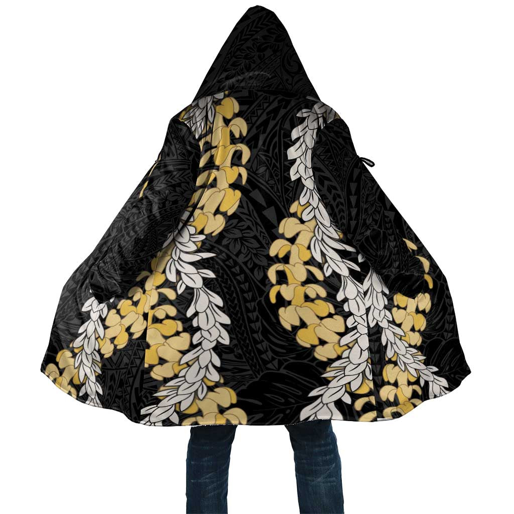 Puakenikeni and Maile Lei Cloak Black Double Strand Lei - Polynesian Pride