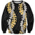 Puakenikeni and Maile Lei Sweatshirt Black Double Strand Lei