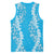 Puakenikeni and Maile Lei Basketball Jersey Blue Double Strand Lei - Polynesian Pride
