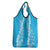 Puakenikeni and Maile Lei Grocery Bag Blue Double Strand Lei