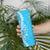 Puakenikeni and Maile Lei Skinny Tumbler Blue Double Strand Lei