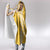 Puakenikeni and Maile Lei Hooded Blanket Gold Double Strand Lei
