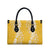 Puakenikeni and Maile Lei Leather Bag Gold Double Strand Lei - Polynesian Pride