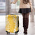 Puakenikeni and Maile Lei Luggage Cover Gold Double Strand Lei