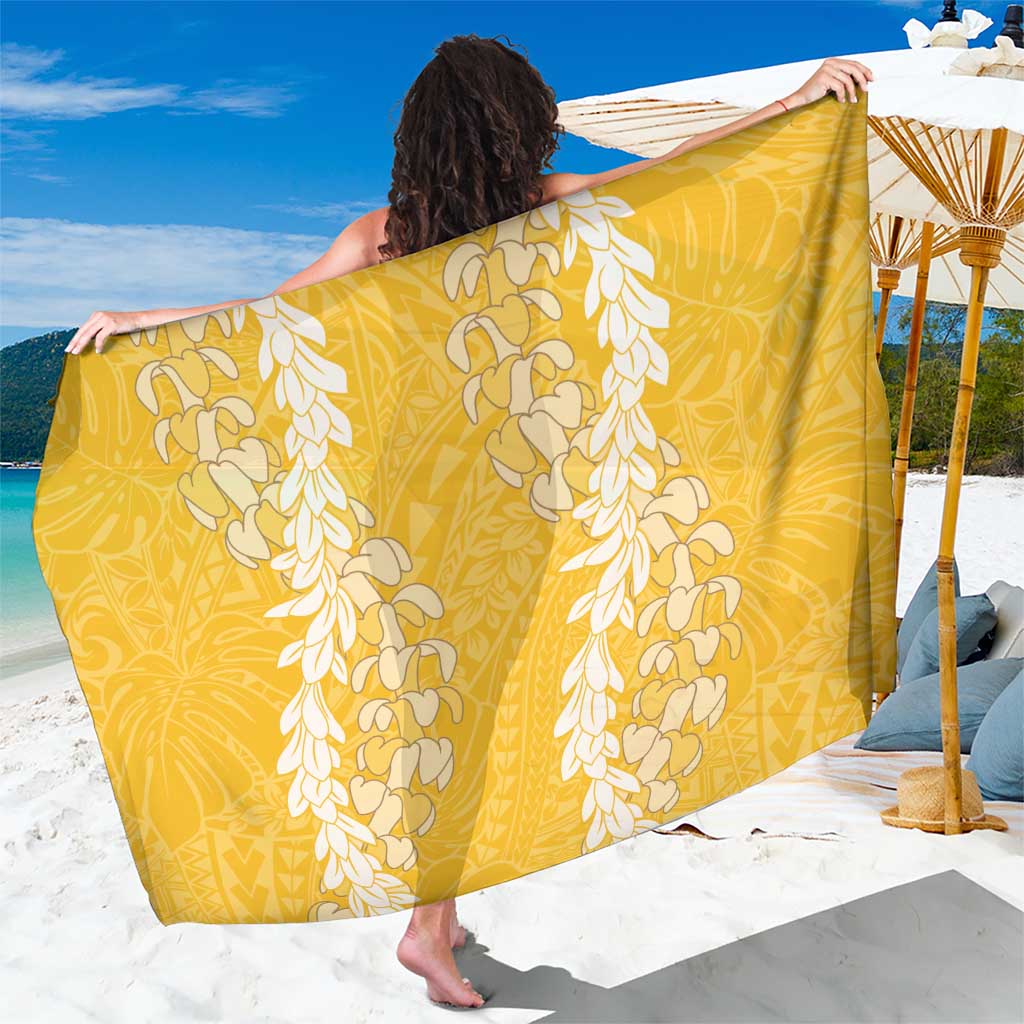 Puakenikeni and Maile Lei Sarong Gold Double Strand Lei LT9 One Size 44 x 66 inches Gold - Polynesian Pride