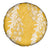 Puakenikeni and Maile Lei Spare Tire Cover Gold Double Strand Lei