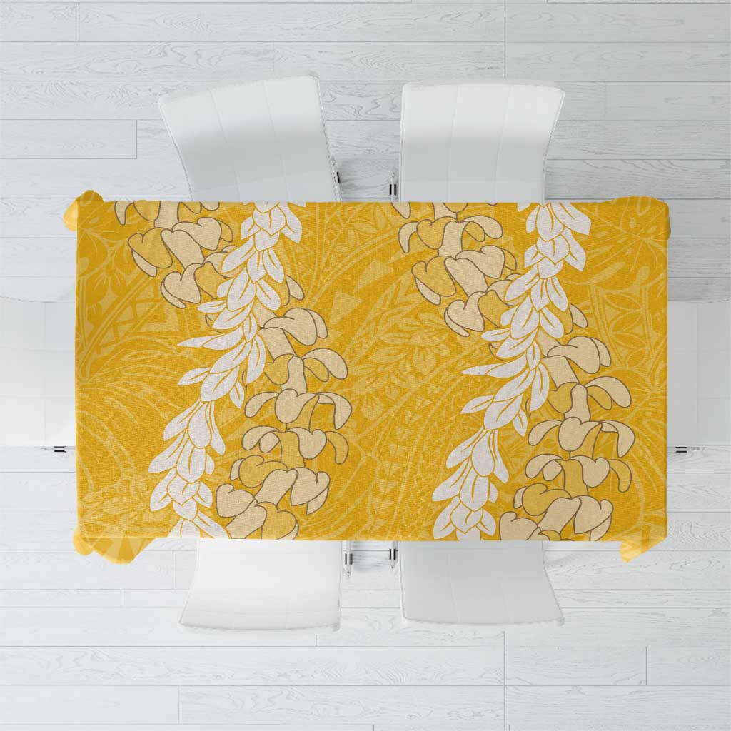 Puakenikeni and Maile Lei Tablecloth Gold Double Strand Lei LT9 Gold - Polynesian Pride
