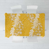 Puakenikeni and Maile Lei Tablecloth Gold Double Strand Lei
