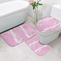 Puakenikeni and Maile Lei Bathroom Set Pink Double Strand Lei - Polynesian Pride