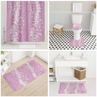 Puakenikeni and Maile Lei Bathroom Set Pink Double Strand Lei - Polynesian Pride