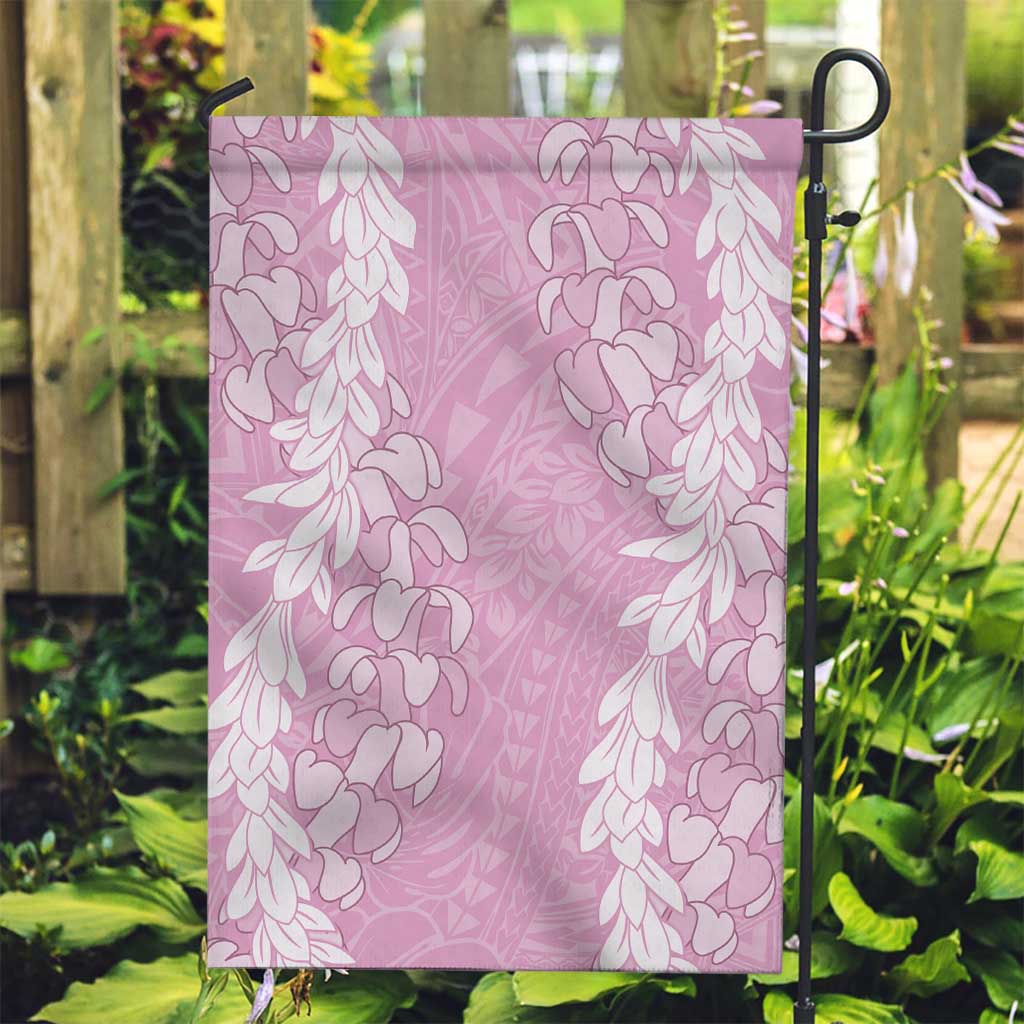 Puakenikeni and Maile Lei Garden Flag Pink Double Strand Lei LT9 Garden Flag Pink - Polynesian Pride