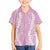 Puakenikeni and Maile Lei Hawaiian Shirt Pink Double Strand Lei