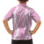 Puakenikeni and Maile Lei Hawaiian Shirt Pink Double Strand Lei