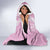 Puakenikeni and Maile Lei Hooded Blanket Pink Double Strand Lei