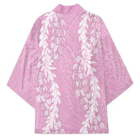 Puakenikeni and Maile Lei Kimono Pink Double Strand Lei - Polynesian Pride