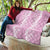 Puakenikeni and Maile Lei Quilt Pink Double Strand Lei