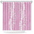 Puakenikeni and Maile Lei Shower Curtain Pink Double Strand Lei