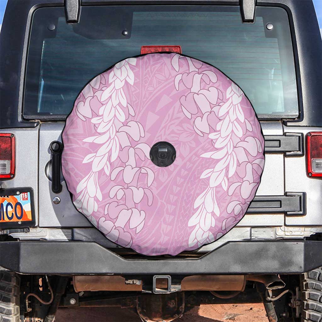 Puakenikeni and Maile Lei Spare Tire Cover Pink Double Strand Lei LT9 Pink - Polynesian Pride