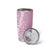 Puakenikeni and Maile Lei Tumbler Cup Pink Double Strand Lei