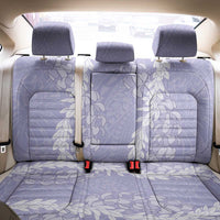 Puakenikeni and Maile Lei Back Car Seat Cover Purple Double Strand Lei