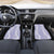 Puakenikeni and Maile Lei Car Mats Purple Double Strand Lei