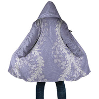 Puakenikeni and Maile Lei Cloak Purple Double Strand Lei - Polynesian Pride