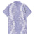 Puakenikeni and Maile Lei Hawaiian Shirt Purple Double Strand Lei