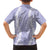 Puakenikeni and Maile Lei Hawaiian Shirt Purple Double Strand Lei