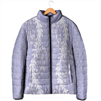 Puakenikeni and Maile Lei Padded Jacket Purple Double Strand Lei - Polynesian Pride