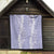 Puakenikeni and Maile Lei Quilt Purple Double Strand Lei