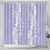 Puakenikeni and Maile Lei Shower Curtain Purple Double Strand Lei