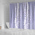 Puakenikeni and Maile Lei Shower Curtain Purple Double Strand Lei