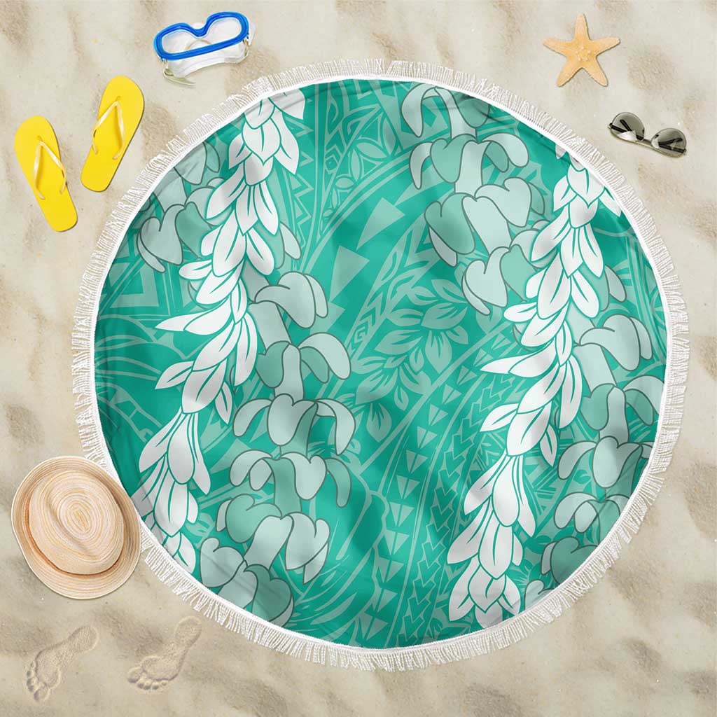 Puakenikeni and Maile Lei Beach Blanket Sage Green Double Strand Lei LT9 One Size 150cm Sage Green - Polynesian Pride