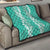 Puakenikeni and Maile Lei Quilt Sage Green Double Strand Lei