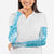Blue Puakenikeni and Maile Lei Arm Sleeves Hawaiian Style Tribal Tapa Double Strand Lei - Polynesian Pride