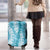Blue Puakenikeni and Maile Lei Luggage Cover Hawaiian Style Tribal Tapa Double Strand Lei