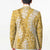 Gold Puakenikeni and Maile Lei Blazer Hawaiian Style Tribal Tapa Double Strand Lei - Polynesian Pride