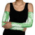 Green Puakenikeni and Maile Lei Arm Sleeves Hawaiian Style Tribal Tapa Double Strand Lei - Polynesian Pride