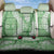 Green Puakenikeni and Maile Lei Back Car Seat Cover Hawaiian Style Tribal Tapa Double Strand Lei