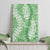 Green Puakenikeni and Maile Lei Canvas Wall Art Hawaiian Style Tribal Tapa Double Strand Lei