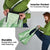 Green Puakenikeni and Maile Lei Grocery Bag Hawaiian Style Tribal Tapa Double Strand Lei