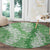 Green Puakenikeni and Maile Lei Round Carpet Hawaiian Style Tribal Tapa Double Strand Lei