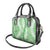 Green Puakenikeni and Maile Lei Shoulder Handbag Hawaiian Style Tribal Tapa Double Strand Lei