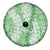 Green Puakenikeni and Maile Lei Spare Tire Cover Hawaiian Style Tribal Tapa Double Strand Lei