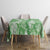 Green Puakenikeni and Maile Lei Tablecloth Hawaiian Style Tribal Tapa Double Strand Lei