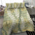 Vintage Puakenikeni and Maile Lei Bedding Set Hawaiian Style Tribal Tapa Double Strand Lei