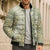 Vintage Puakenikeni and Maile Lei Bomber Puffer Jacket Hawaiian Style Tribal Tapa Double Strand Lei - Polynesian Pride