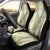 Vintage Puakenikeni and Maile Lei Car Seat Cover Hawaiian Style Tribal Tapa Double Strand Lei