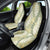 Vintage Puakenikeni and Maile Lei Car Seat Cover Hawaiian Style Tribal Tapa Double Strand Lei